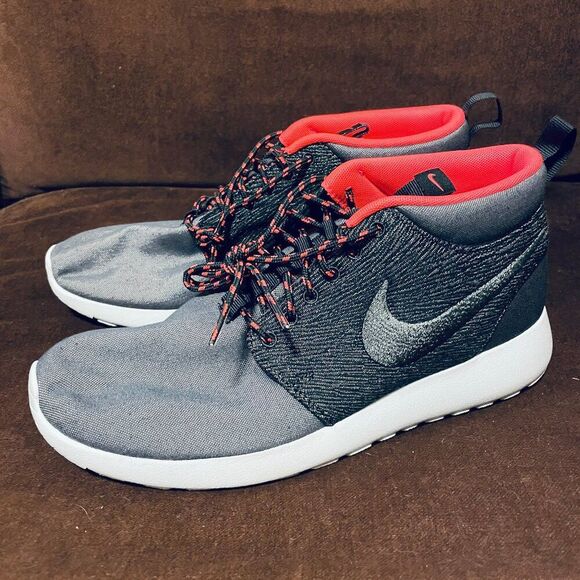 RARE🔥 Nike Rosherun Mid QS TOKYO City Pack Hasta Seaweed Hot Punch Sz 9 US 42.5 - Picture 4 of 6